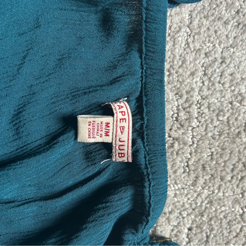 Cape Juby Deep Teal Blouse